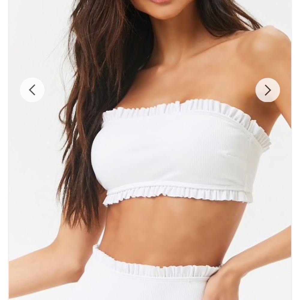 Bandeau bikini top